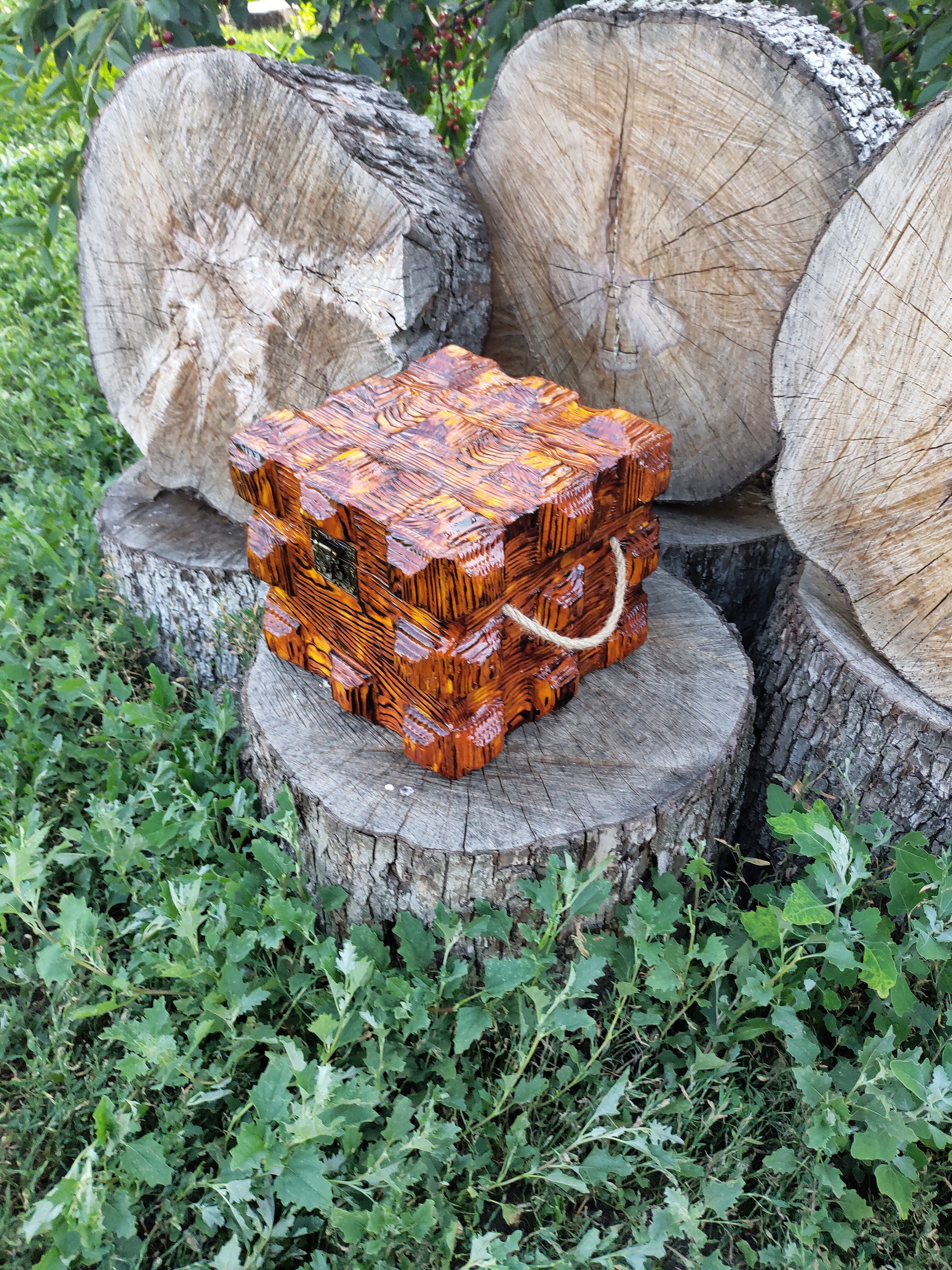 Piratentruhe aus Holz Große Schatztruhe rustikale Kommode | Etsy