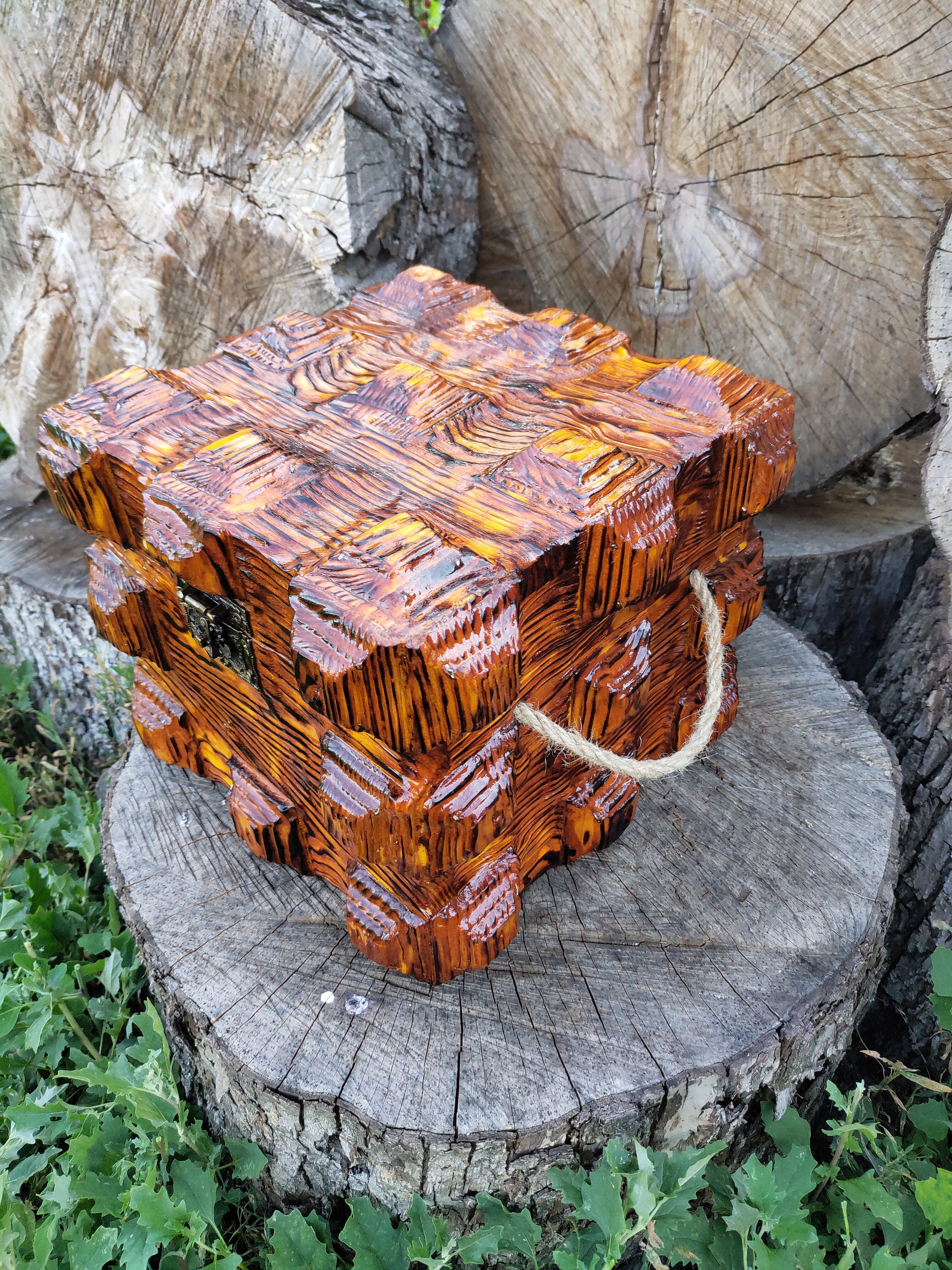 Piratentruhe aus Holz Große Schatztruhe rustikale Kommode | Etsy