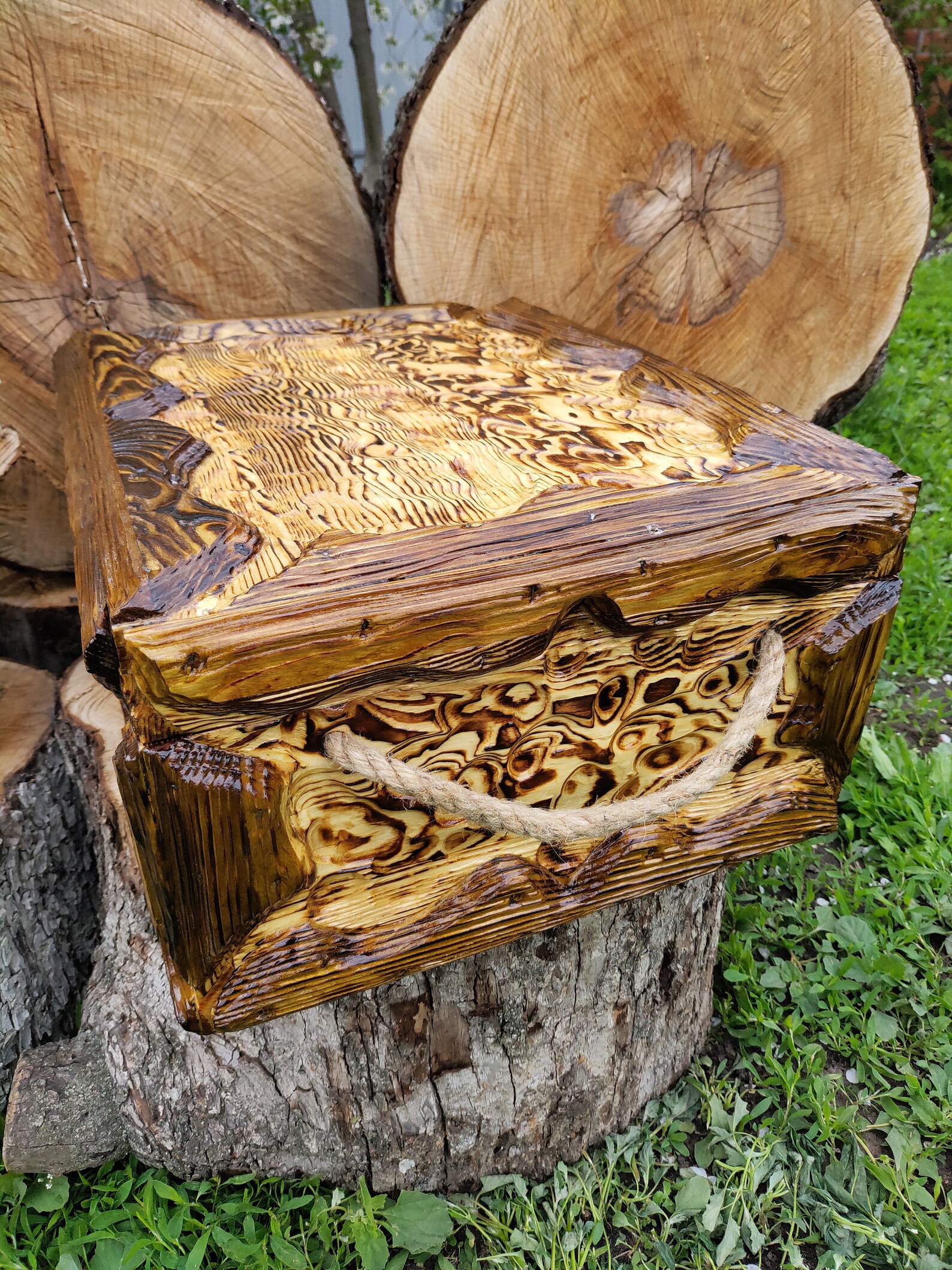 Cofre pirata de madera cofre de tesoro grande cofre rústico | Etsy