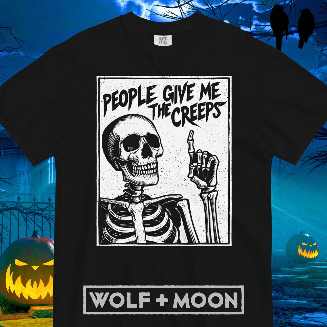 Spooky Western Skeleton Graphic Plus Tee main image 1