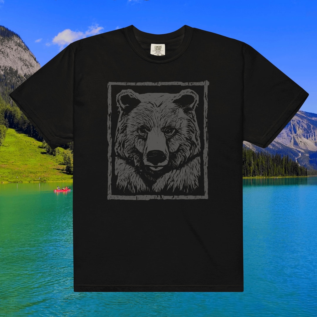 Front Bear Print Cotton T-shirt