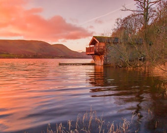 The Old Boathouse - Lake District, - Digital Download, Print Your own, PC Wallpaper
