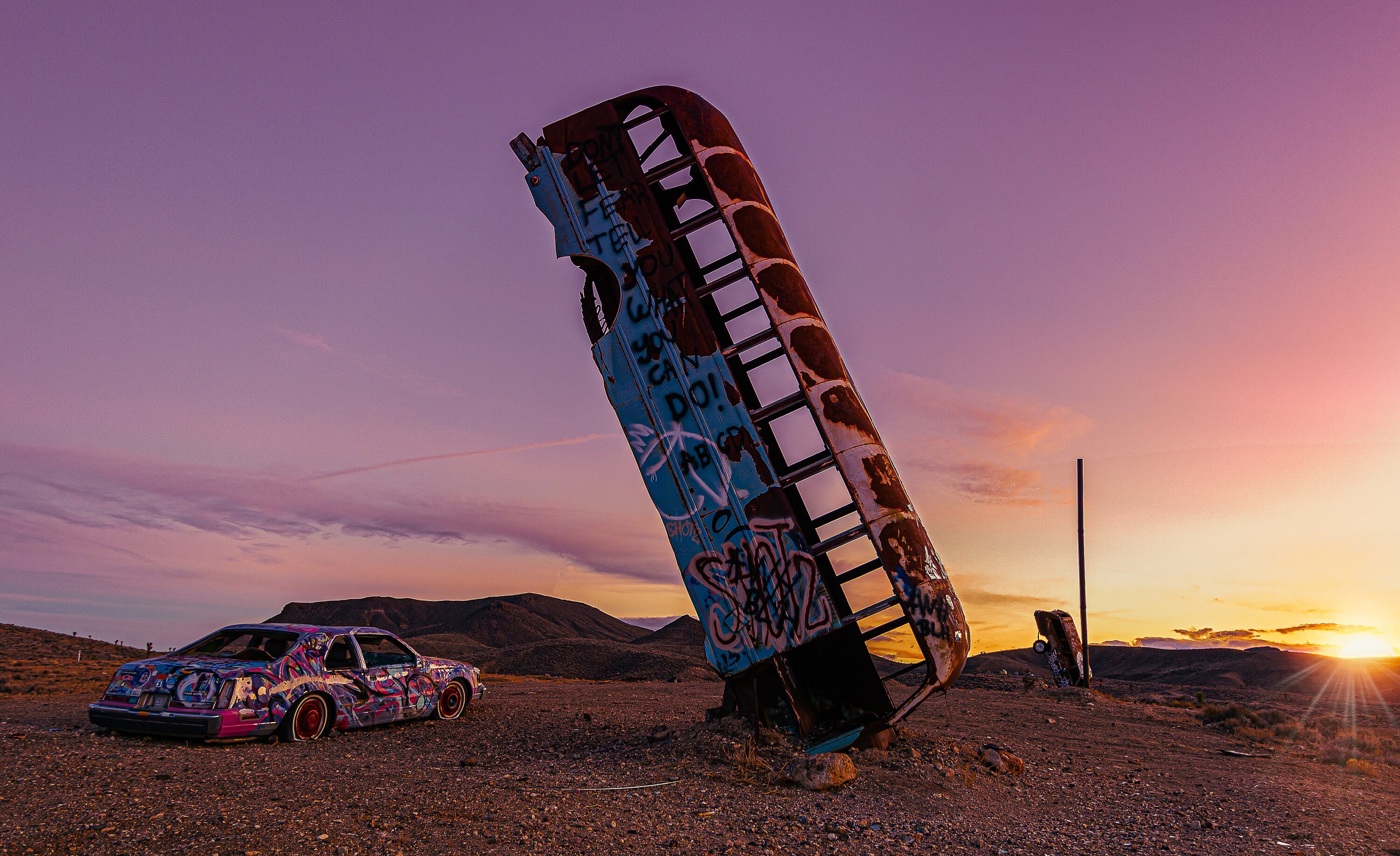 Sunset at the Car Forest 1 Digital Download Etsy