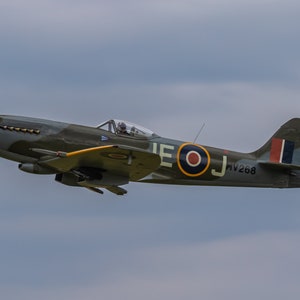 Spitfire MV268 Mk XIV - Digital Download, Print Your Own, PC Wallpaper