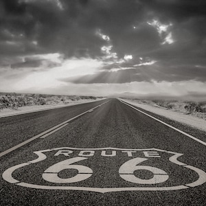 Route 66 - Black & White Digital Download