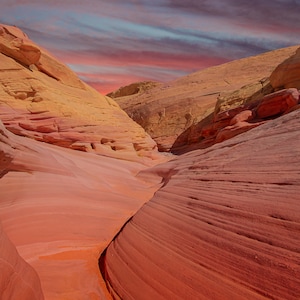 Il Pastel Pink Canyon Digital Scarica