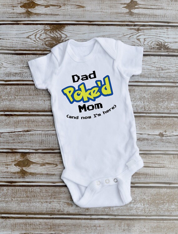 Download Dad Poke D Mom Onesie Cute Baby Clothes Girls Clothing Clothing Valresa Com