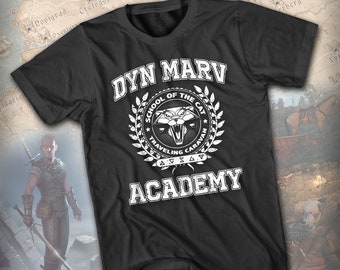 Dyn Marv Academy Cat School Unisex T-Shirt