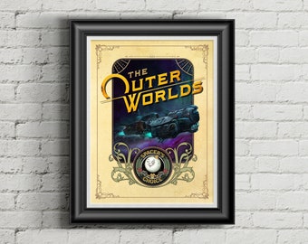 Nouveau Space Poster