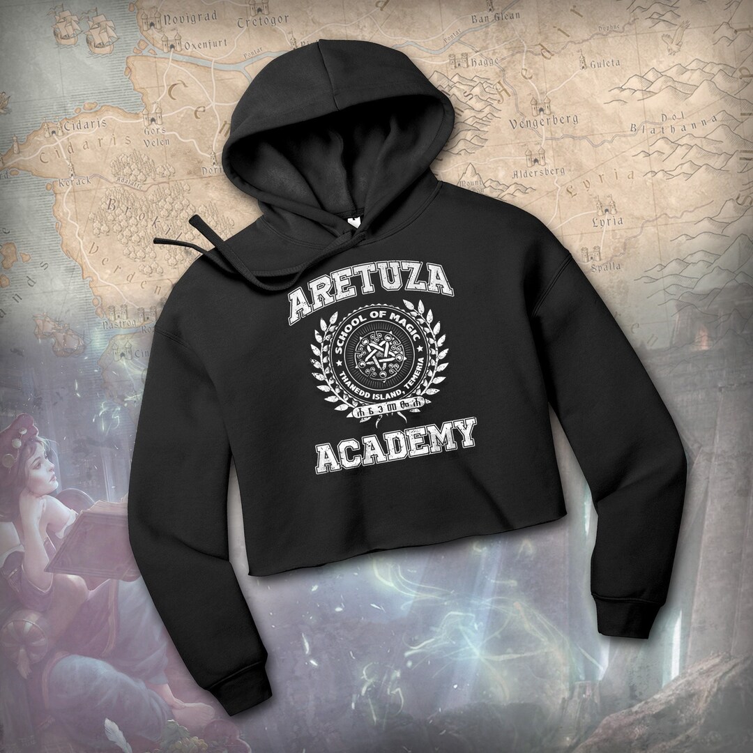 Aretuza Academy Women's Crop Hoodie - Etsy