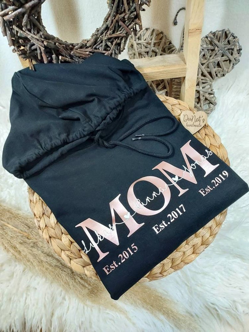 MOM/MAMA-Hoodie personalisiert Bild 8