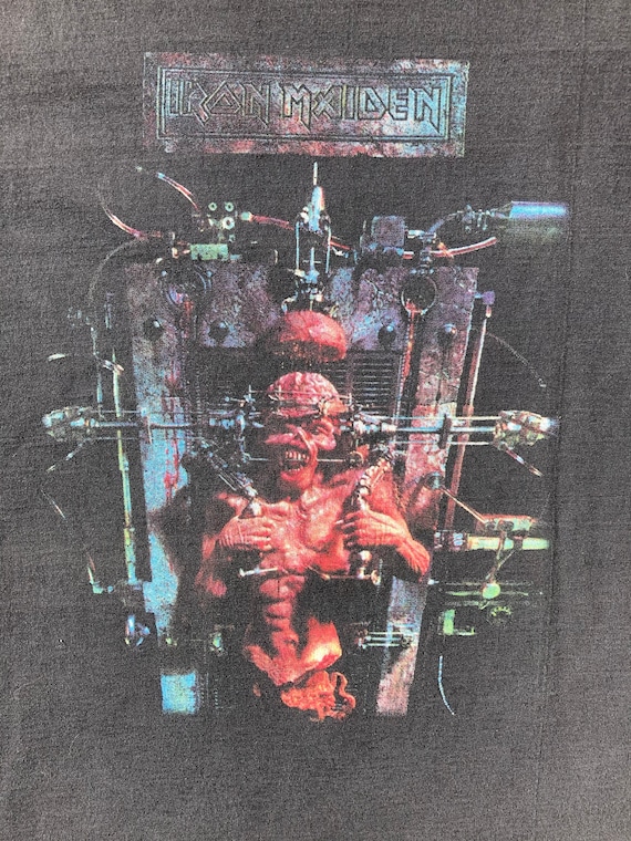 Vintage Iron Maiden 1995 X Factor Musical Gallery T Shirt - Etsy