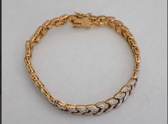 Sterling tennis bracelet - image 3