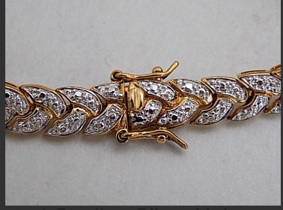 Sterling tennis bracelet - image 4