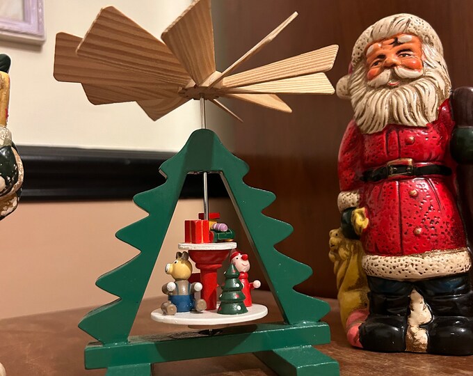 Vintage German Christmas Pyramid Etsy