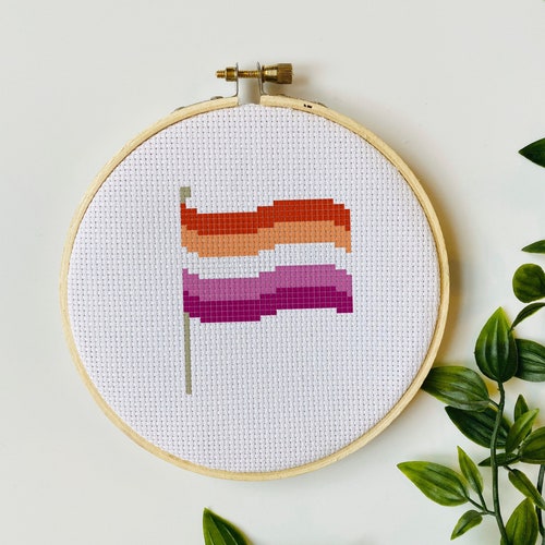 Neutrois Pride Flag Cross Stitch Pattern
