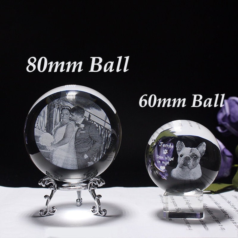 Custom Crystal Ball Engraving Etsy