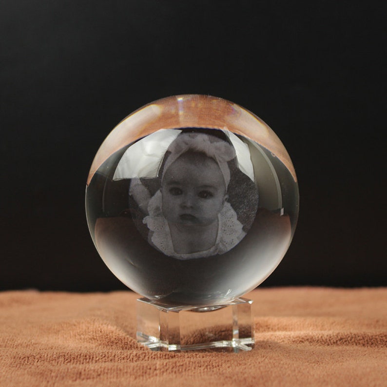 Custom Crystal Ball Engraving Etsy