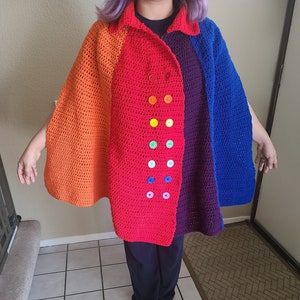 Vintage Crochet Cape Pattern