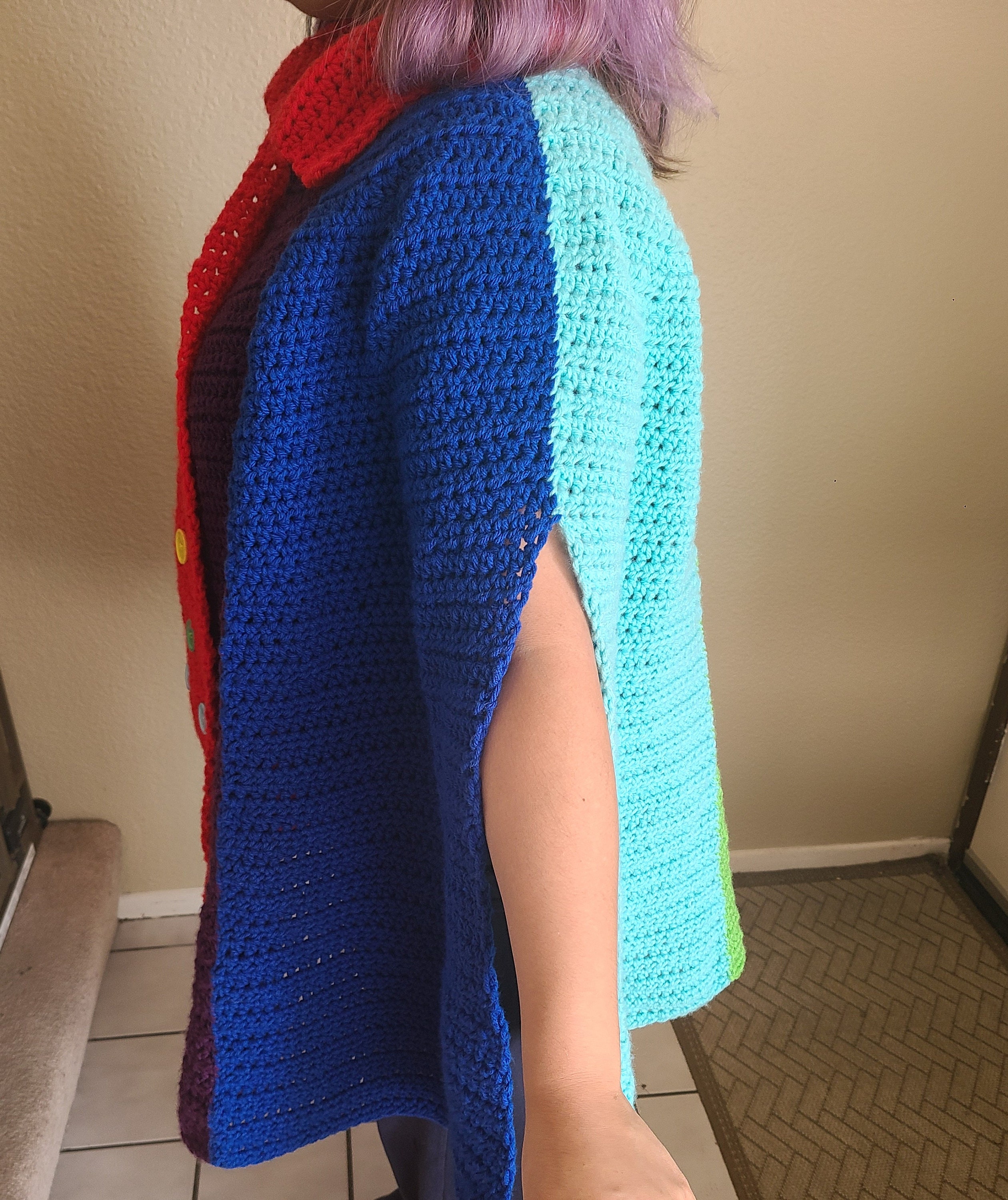 Vintage Crochet Cape Pattern - Etsy