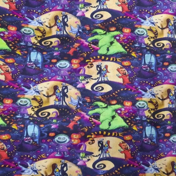 NBC Pumpkin King Character Themed 100% Cotton Fabric | 1/2 Yard