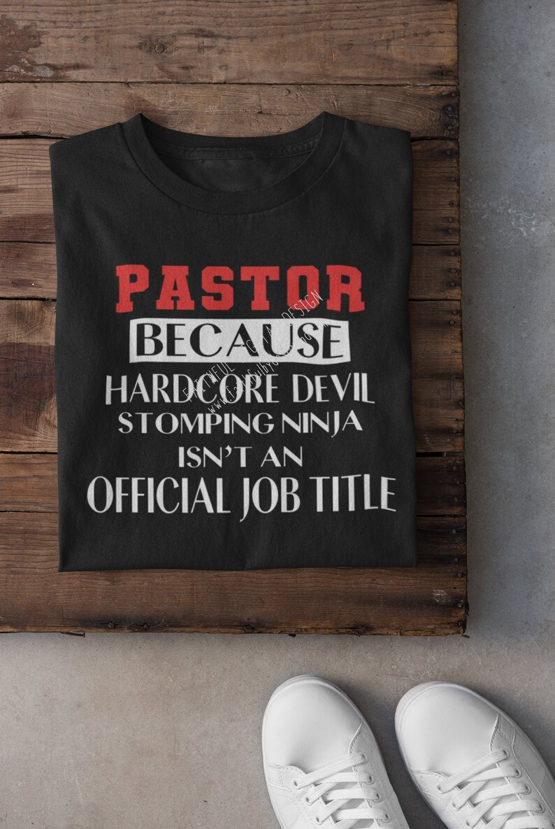 Pastor SVG Devil Stomping Ninja svg Pastor png Pastor Cut | Etsy