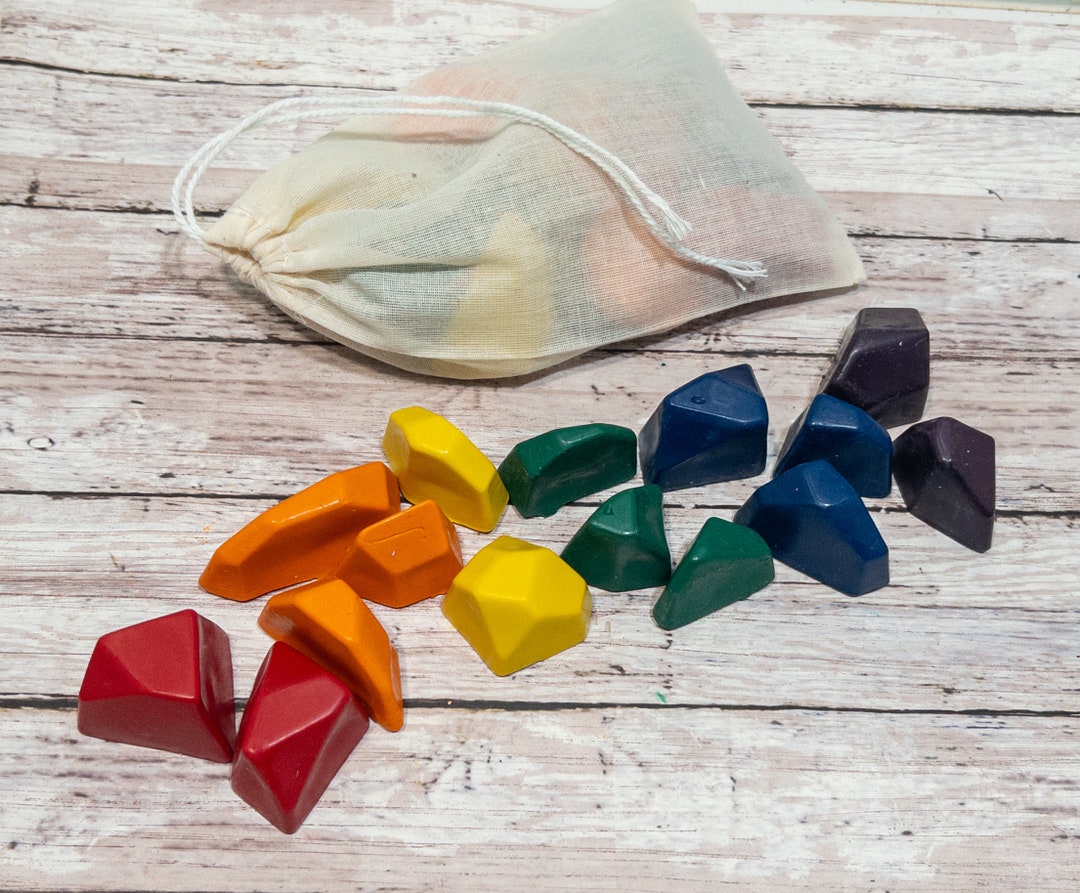 Rock Gemstone Crayons - Etsy