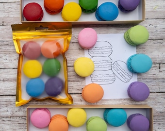 Crayones de macarrones: recuerdos para fiestas de cumpleaños infantiles