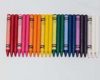 Unwrapped Crayola Crayons, 1 Pound Bulk Lot, Craft Crayons Melting