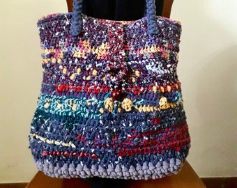 Boho Hipster Crochet Handbag / Shoulder bag- Handmade in Italy | Limited Edition