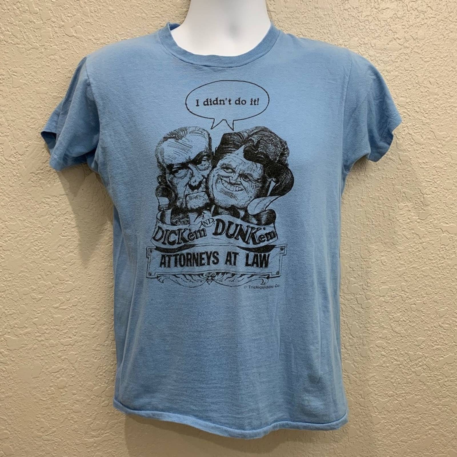 Kleding Gender-neutrale kleding volwassenen Tops & T-shirts T-shirts T-shirts met print ZELDZAME Vintage jaren '70 Richard Nixon "I Shall Return" Roze Single Stitch T-Shirt 1978 
