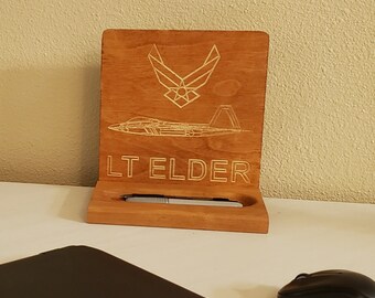 Military Desk Plate Etsy