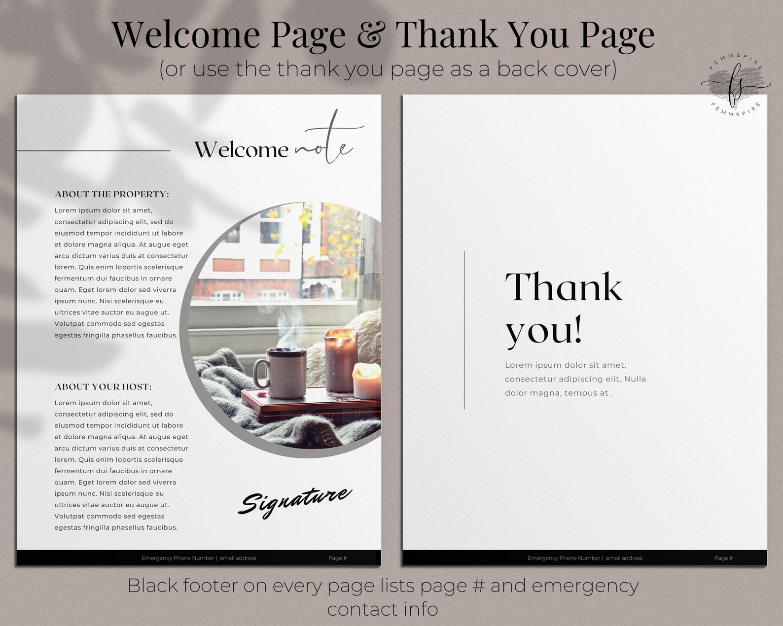 Modèle de livre de bienvenue Airbnb Manuel de la maison  Etsy France