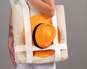 Tote Bag "Voyage" for a hat