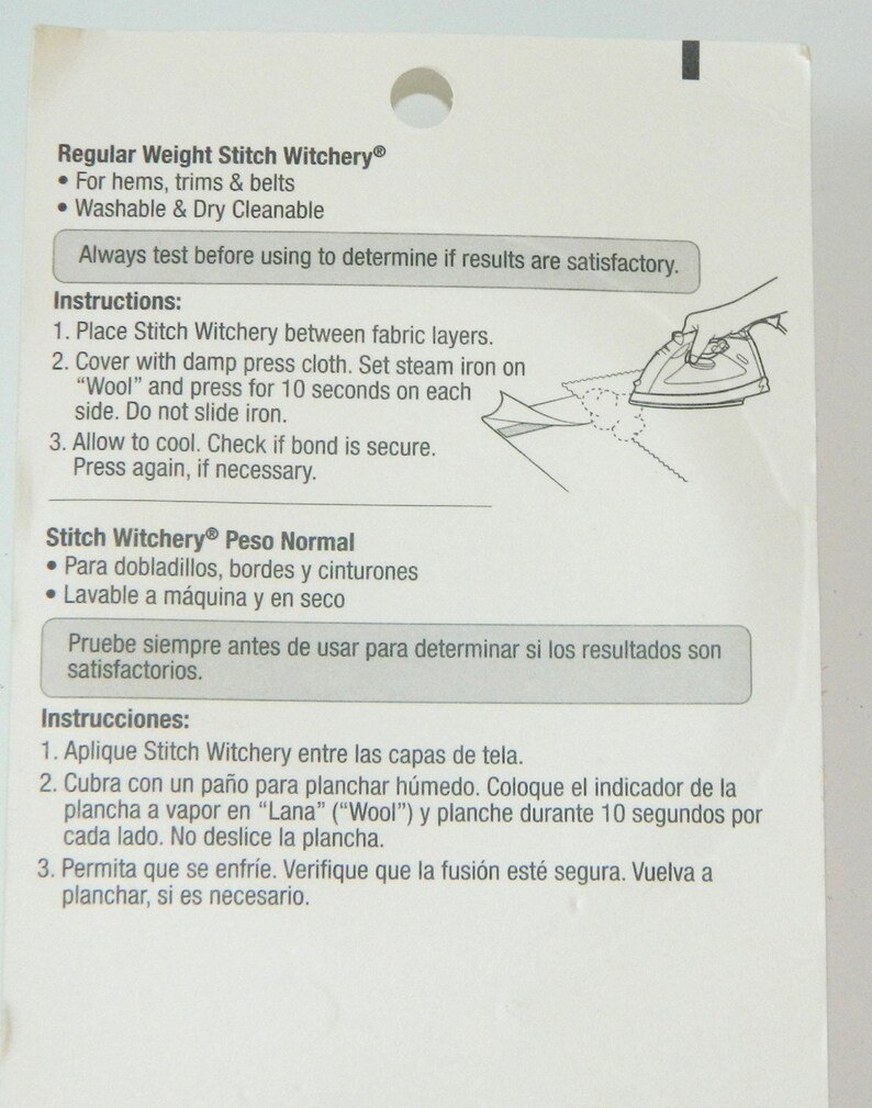 Stitch Witchery 2 Pack Adhesive Bonding Tape Each Roll is 20 Etsy