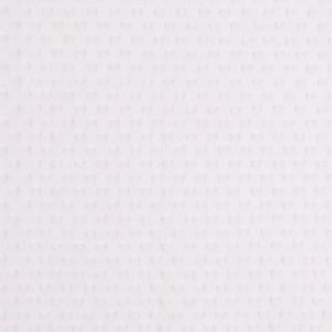Weiß Minky Cuddle Dimple Dot Stoffrest Stück 14 Zoll lang und 60 Zoll breit