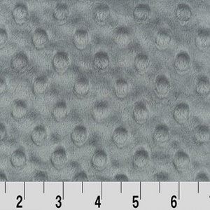 Minky Silver Gray Remnants 3 Pack 21 inches Long by 27 inches Wide, 5.5 inches Long by 16 inches Wide, 18.75 inches Long by 18 inches Wide