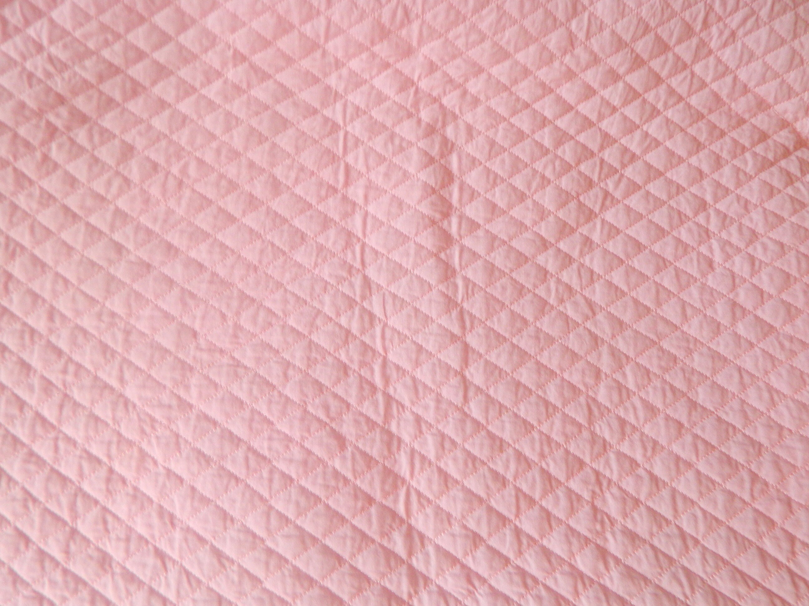 Double Sided Quilted Solid Pink Prewashed Fabric 41 inches Etsy