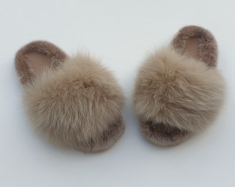 mink slippers