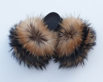 puffy fur slides
