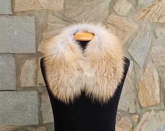 Fur collar, fox fur collar, fur collar