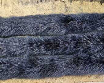 Fur trim for hood, real fox fur collar