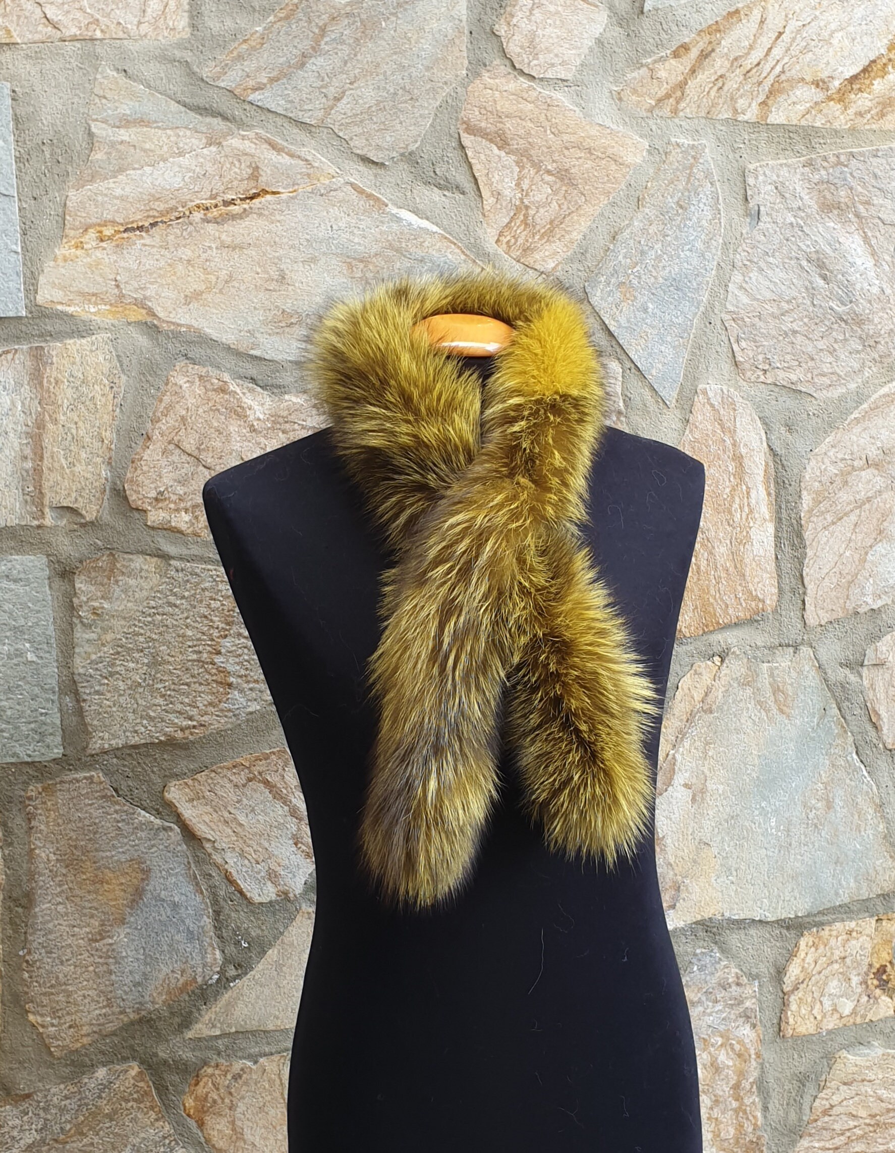 Fur Scarf,fox Scarf,real Fox Fur - Etsy