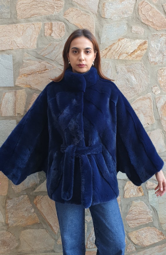 Mink poncho clearance