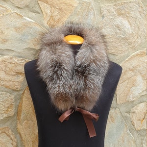 Fur collar,fox fur collar,real fur collar image 1