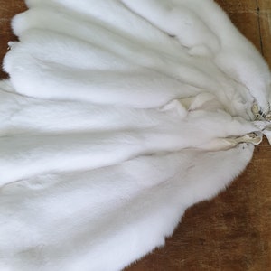 Fur pelts,real white fox skin,luxury quality fur pelts
