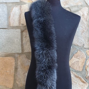 Fur trim for hood,fox fur trim, fur scarf, trim for hood, fur collar