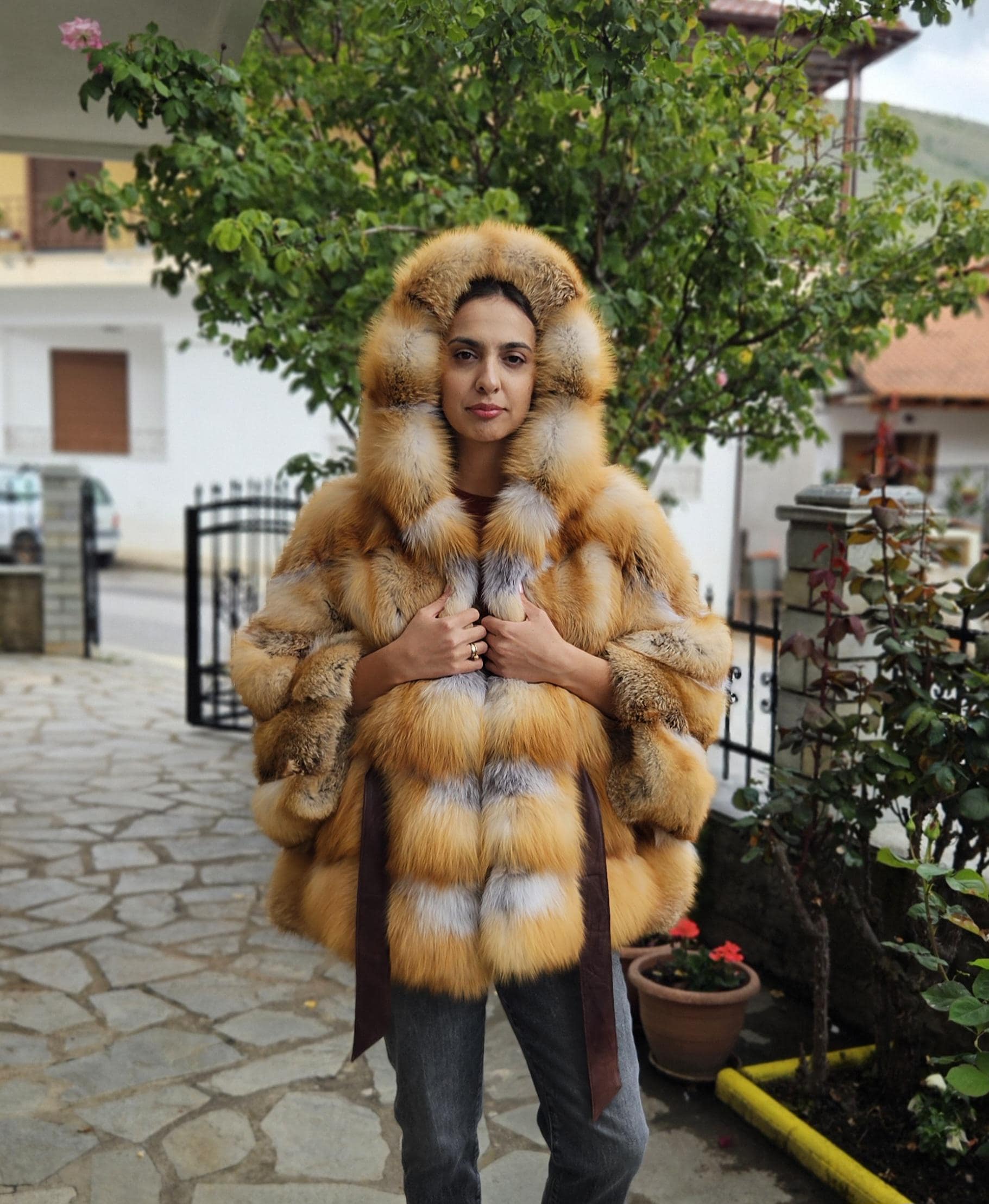 Fur Cape,fox Cape,real Fur Poncho - Etsy