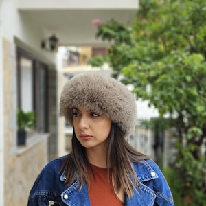 Fur headband,fur neck warmer, fur scarf, fox headband