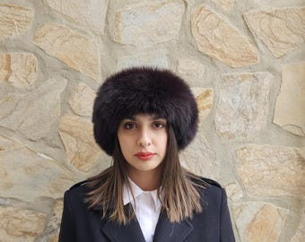 Fur headband,fur neck warmer, fur scarf,real fox fur